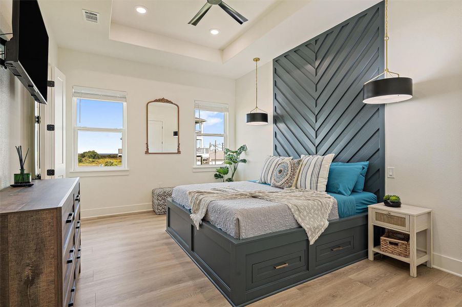 Furnished interior view inside a new home in , Crystal Beach (Image 30).