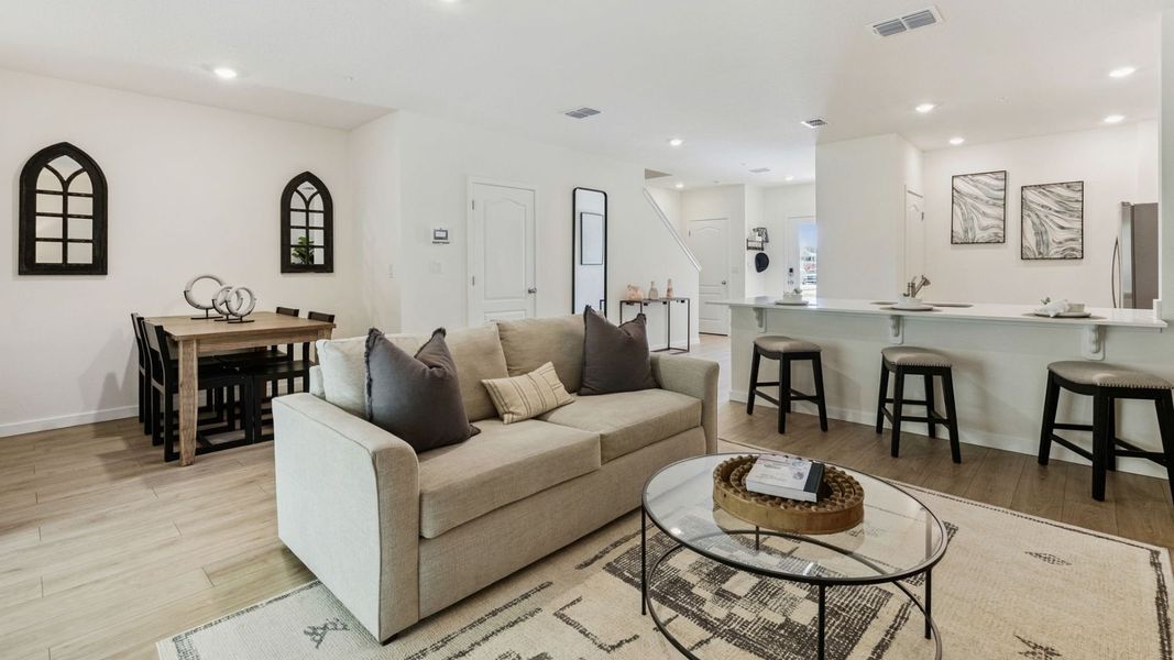 Representative furnished interior of a home built from the Holly by D.R. Horton in Oak Pointe, Apopka (Image 6).