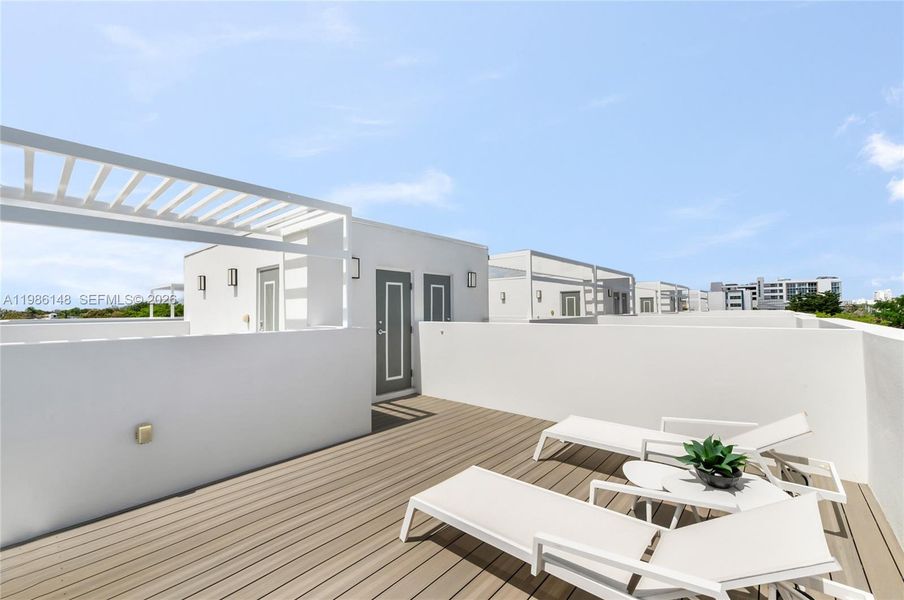 Exterior details and patio area of a home in , Miami (Image 14). Exterior details and patio area of a home in , Miami (Image 14).