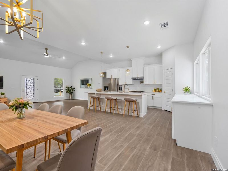 Furnished interior view inside a new home in , Elmendorf (Image 9).