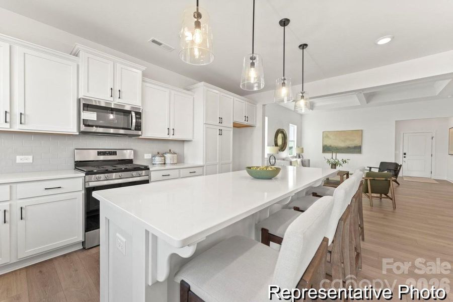 Furnished interior view inside a new home in , Wingate (Image 13).