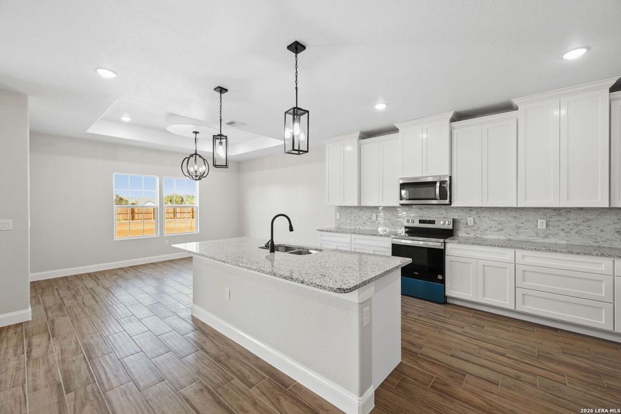 Furnished interior view inside a new home in , Lytle (Image 9). Furnished interior view inside a new home in , Lytle (Image 9).