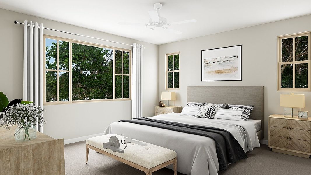 Furnished interior view inside a new home in Arietta at Soleo, San Tan Valley (Image 20).