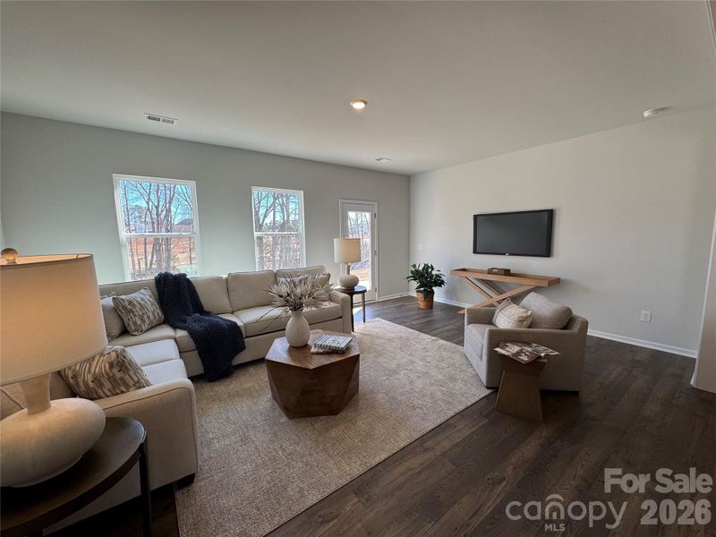 Furnished interior view inside a new home in McFarland Estates, York (Image 12).