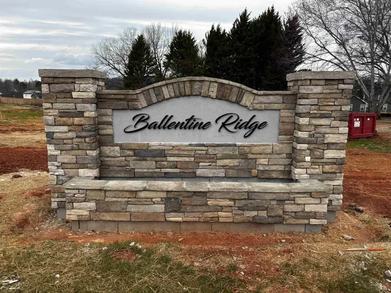 Front exterior of a new home in Ballentine Ridge, Lyman, SC, highlighting curb appeal (Image 9).