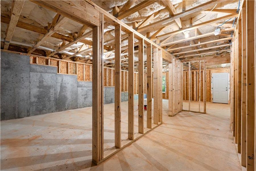 In-progress construction of a new home in , Newnan, GA (Image 52).