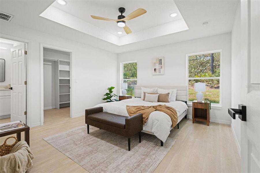 Furnished interior view inside a new home in , Citrus Springs (Image 39).