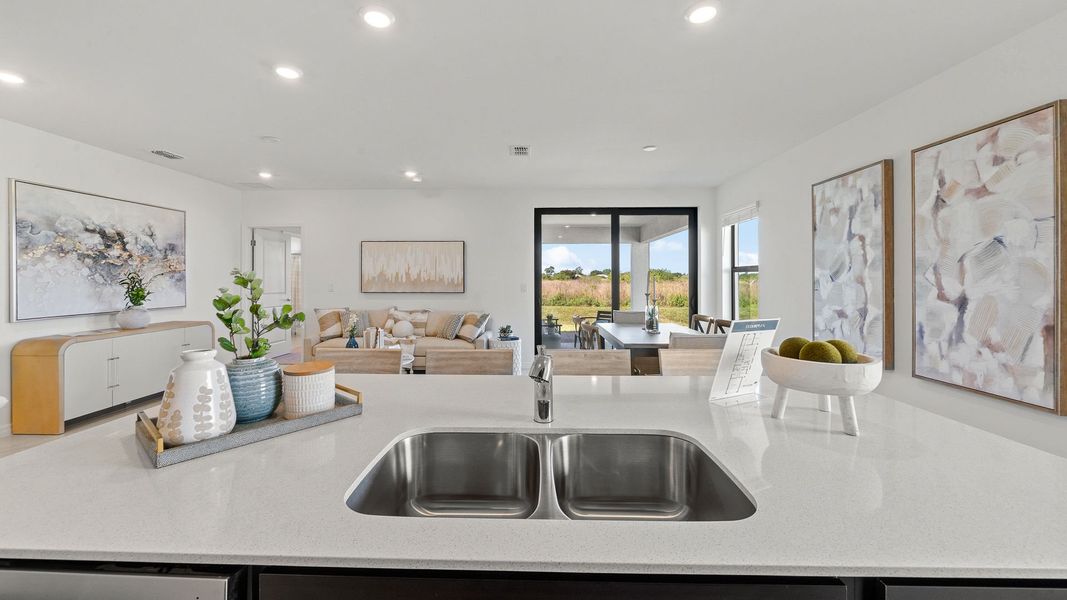 Furnished interior view inside a new home in Whispering Lakes, Lehigh Acres (Image 8). Furnished interior view inside a new home in Whispering Lakes, Lehigh Acres (Image 8).