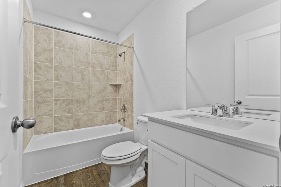 Furnished interior view inside a new home in Preserve at Medina, Von Ormy (Image 7). Furnished interior view inside a new home in Preserve at Medina, Von Ormy (Image 7).