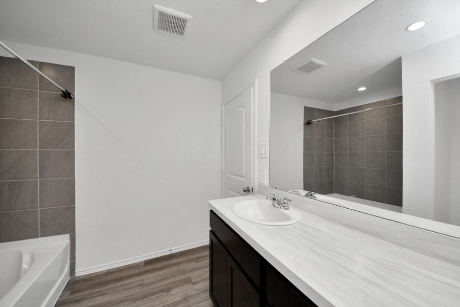 Furnished interior view inside a new home in Legacy Park, Houston (Image 10).