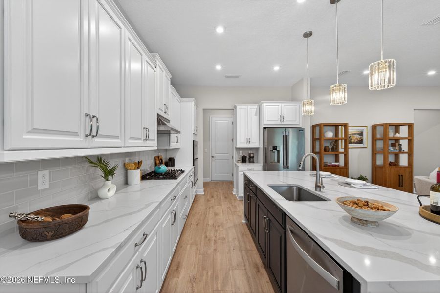 Furnished interior view inside a new home in RiverTown, St. Johns (Image 12).