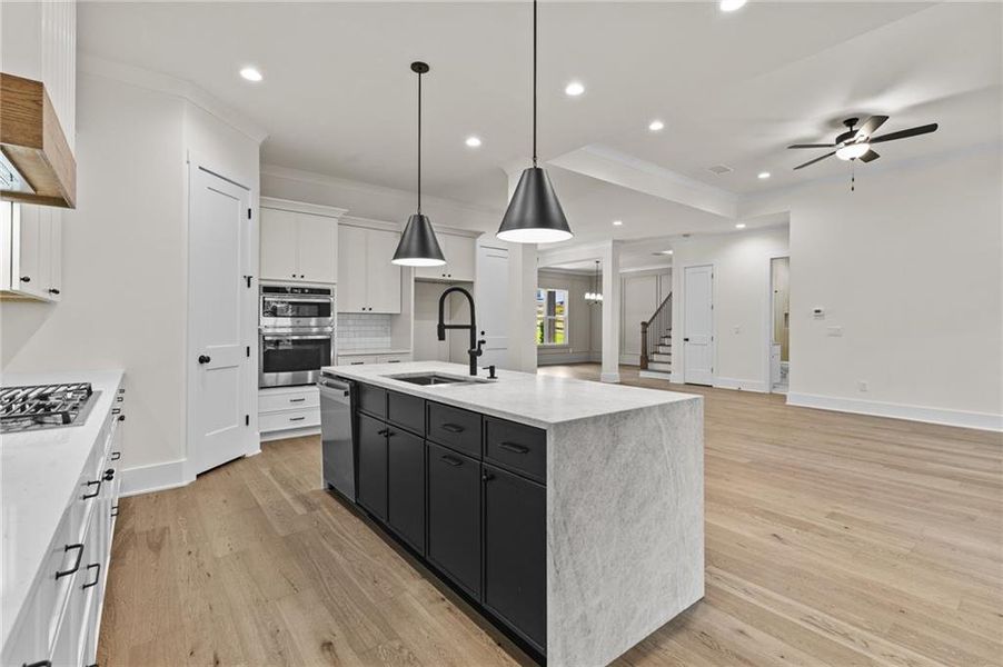 Furnished interior view inside a new home in , Buford (Image 13).