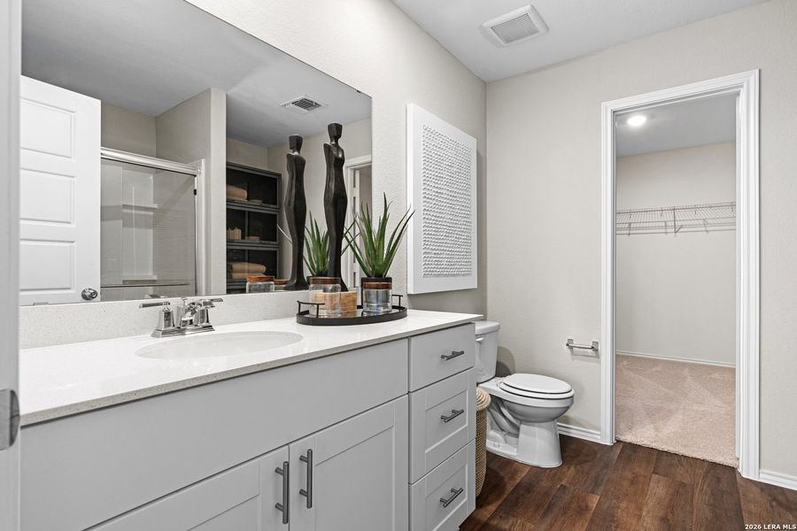 Furnished interior view inside a new home in Meadows at Clear Springs, New Braunfels (Image 21).