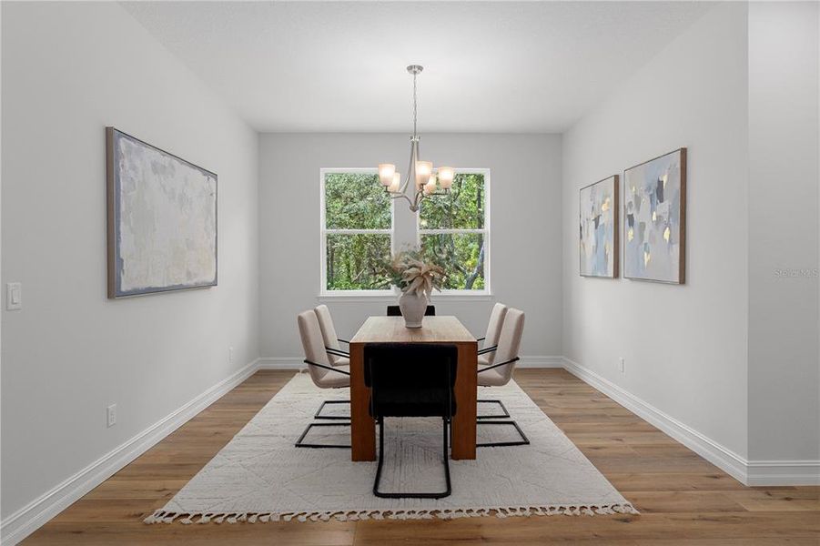 Furnished interior view inside a new home in Pine Ridge Estates, Beverly Hills (Image 6). Furnished interior view inside a new home in Pine Ridge Estates, Beverly Hills (Image 6).