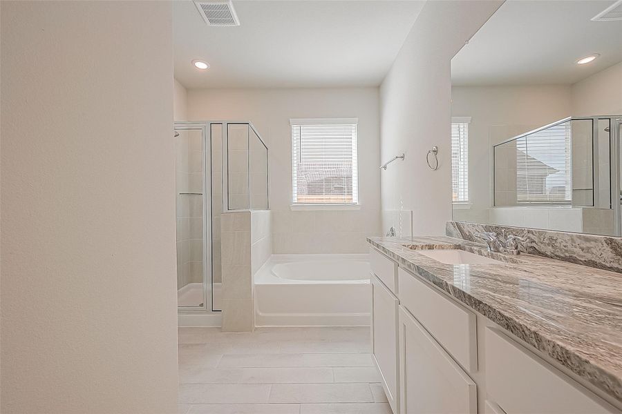 Furnished interior view inside a new home in Rates starting as low as, Iowa Colony (Image 17).