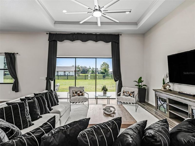 Furnished interior view inside a new home in , Ocala (Image 42).