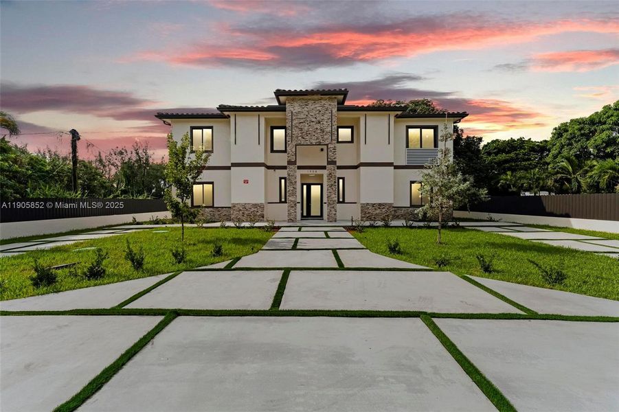 Front exterior of a new home in , Miami, FL, highlighting curb appeal (Image 25).