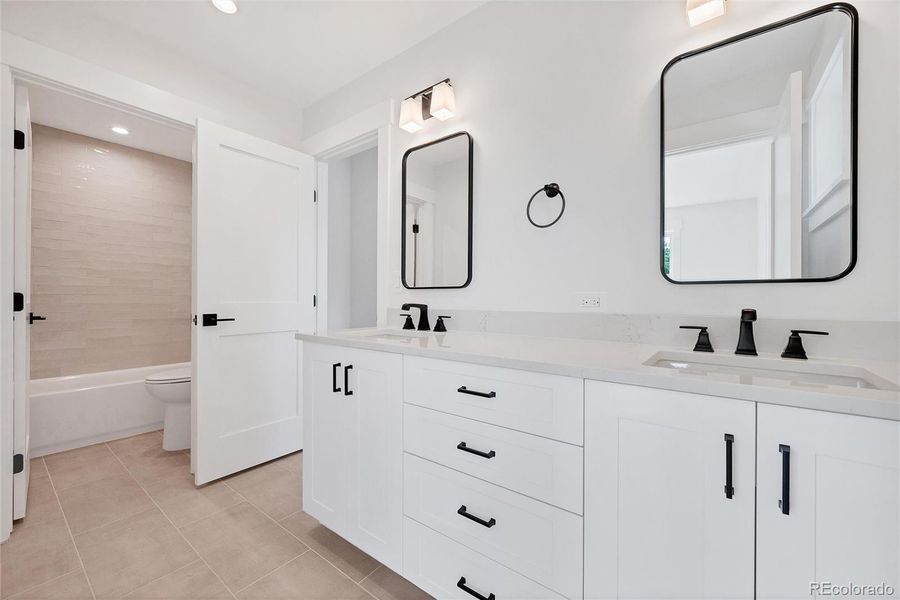 Furnished interior view inside a new home in , Denver (Image 16).