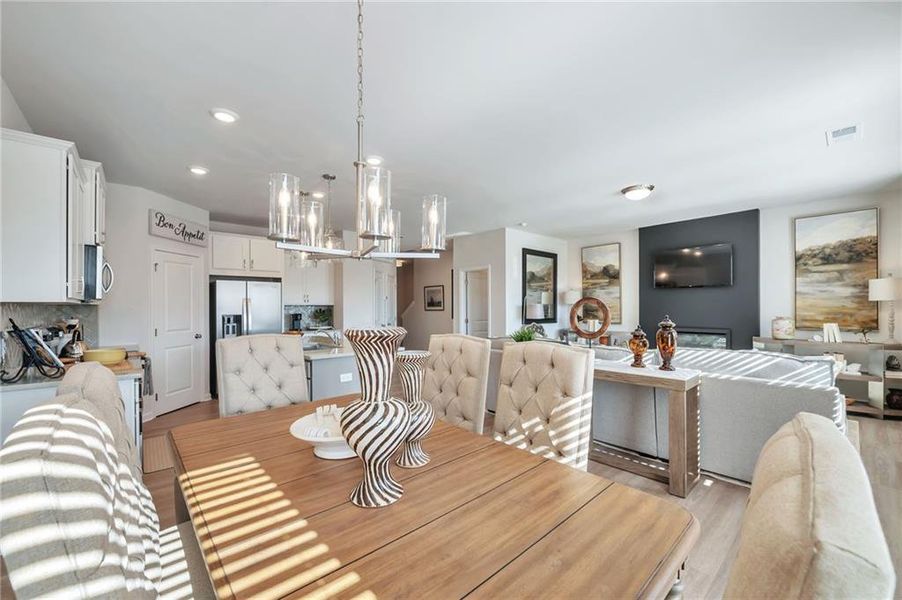 Furnished interior view inside a new home in , Calhoun (Image 8).