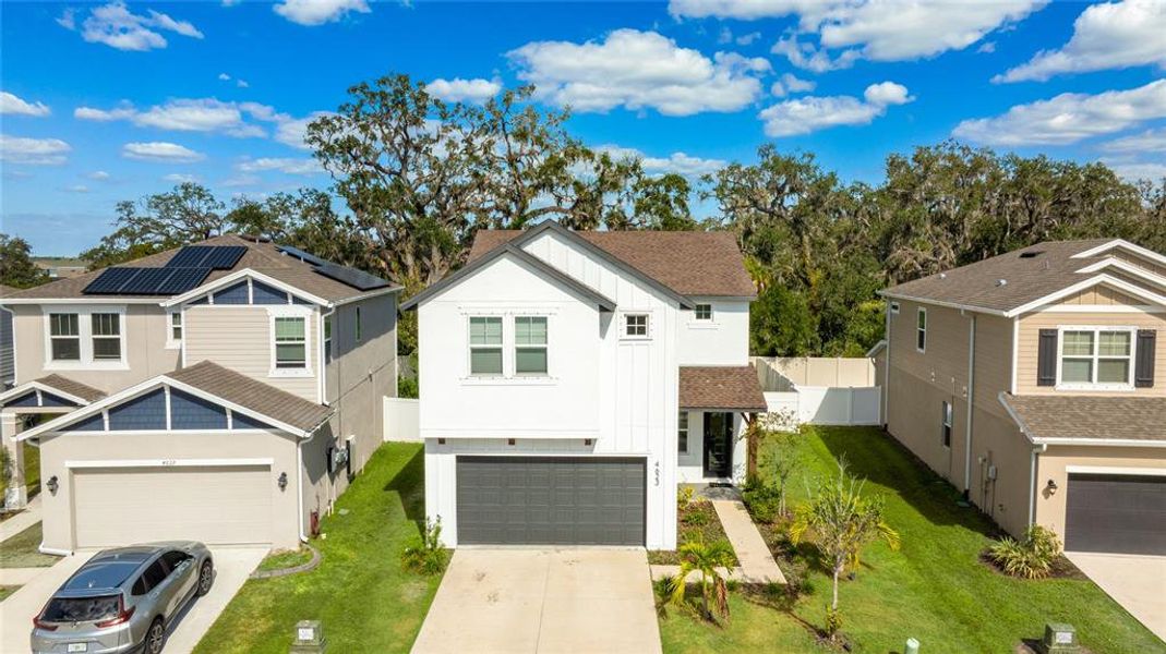 Front exterior of a new home in , Palmetto, FL, highlighting curb appeal (Image 22).