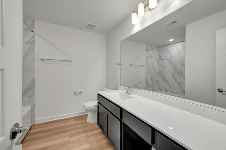Furnished interior view inside a new home in Summerview, Fulshear (Image 8).
