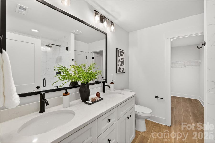 Furnished interior view inside a new home in , Charlotte (Image 12). Furnished interior view inside a new home in , Charlotte (Image 12).