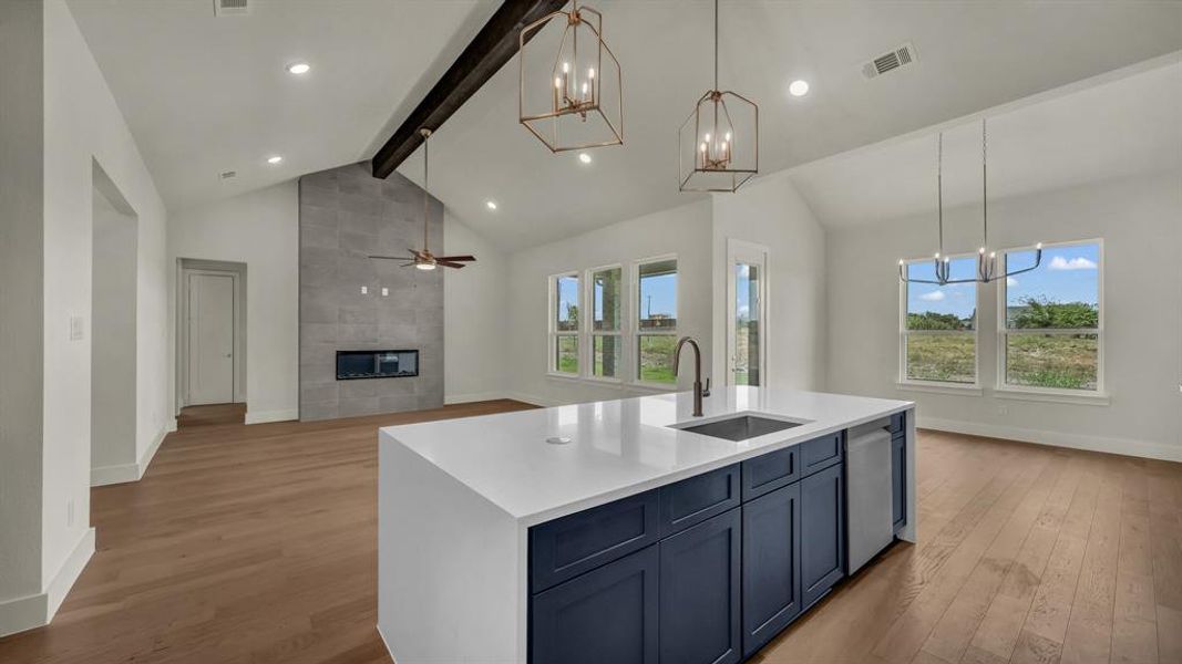 Furnished interior view inside a new home in , Weatherford (Image 4). Furnished interior view inside a new home in , Weatherford (Image 4).