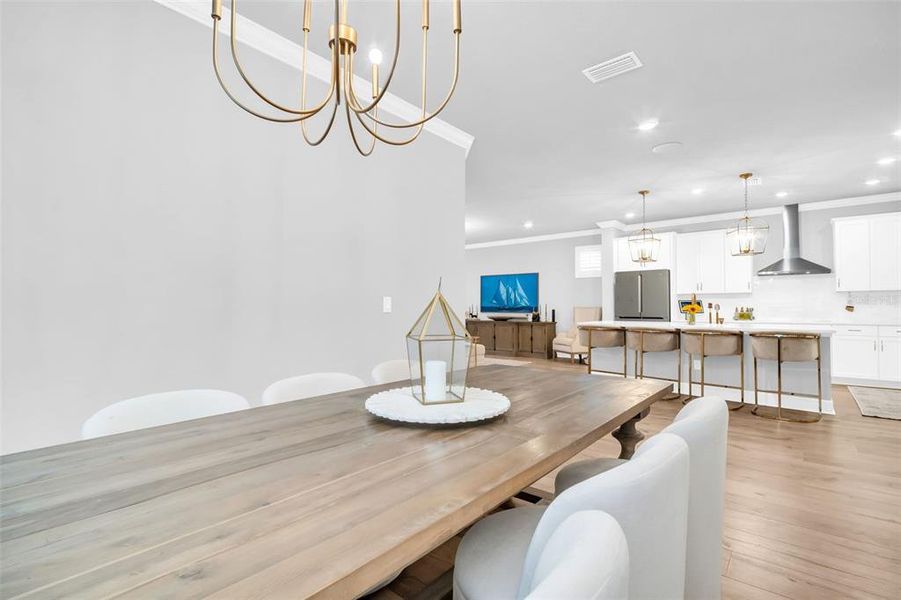 Furnished interior view inside a new home in , Palm Harbor (Image 20).