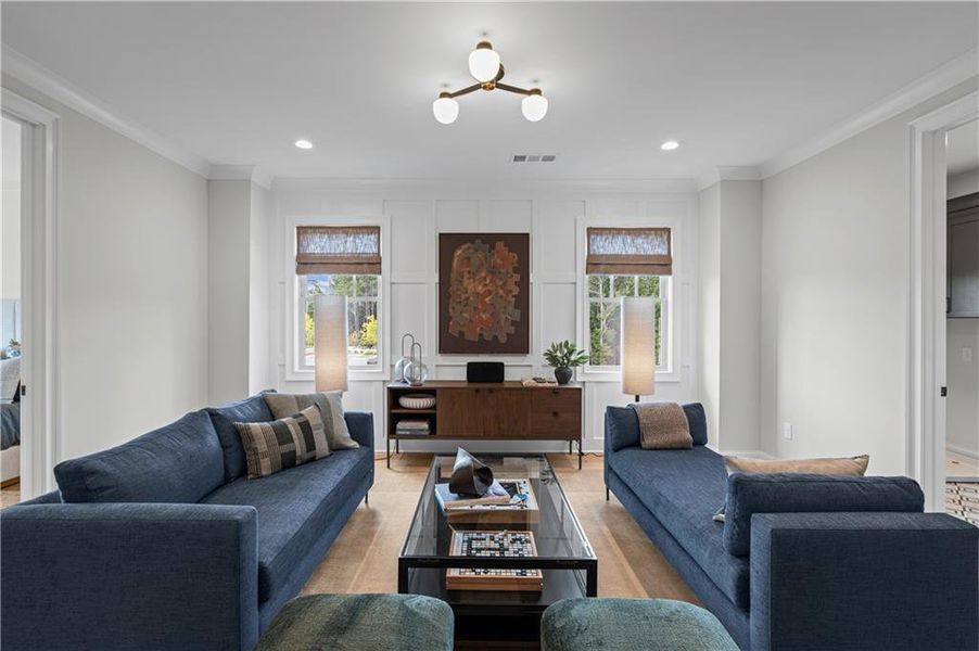 Furnished interior view inside a new home in Laurel View, Suwanee (Image 44).