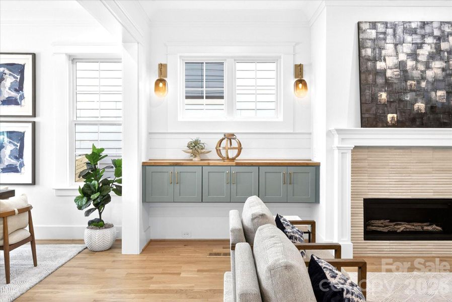 Furnished interior view inside a new home in , Charlotte (Image 14). Furnished interior view inside a new home in , Charlotte (Image 14).