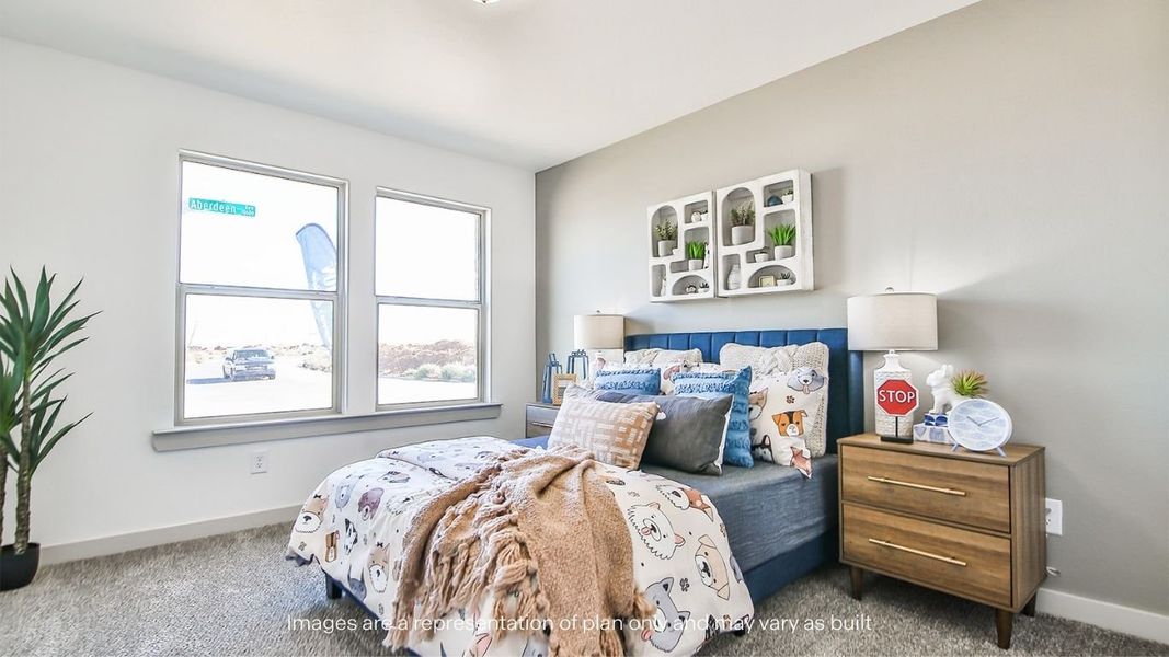 Furnished interior view inside a new home in Viridian, Lubbock (Image 5).