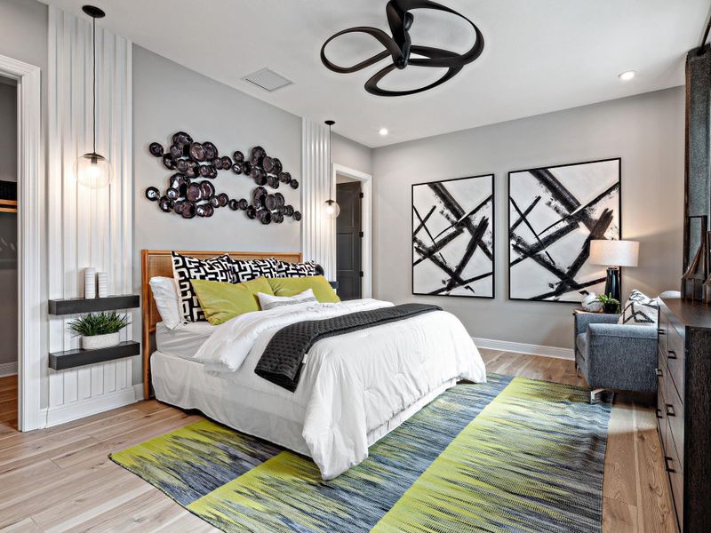 Furnished interior view inside a new home in , Port St. Lucie (Image 15).