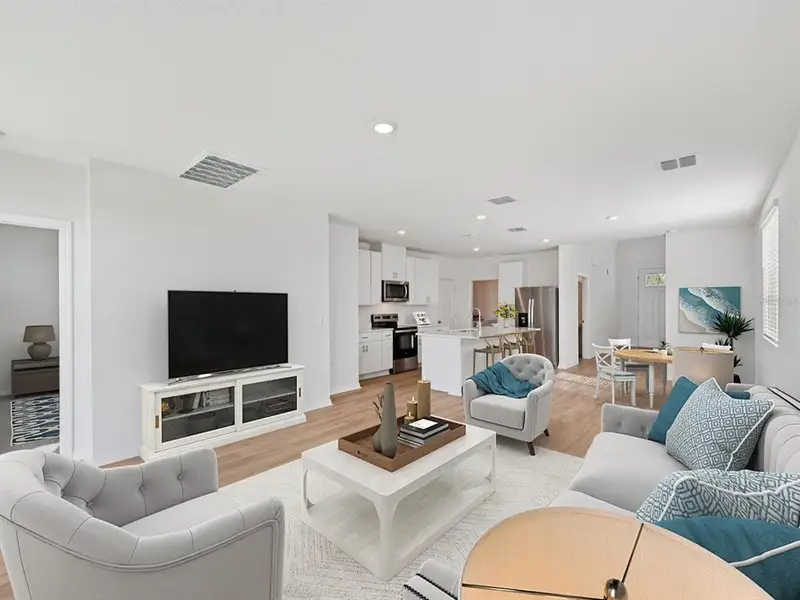 Furnished interior view inside a new home in Two Rivers - Premier Series, Zephyrhills (Image 8). Furnished interior view inside a new home in Two Rivers - Premier Series, Zephyrhills (Image 8).