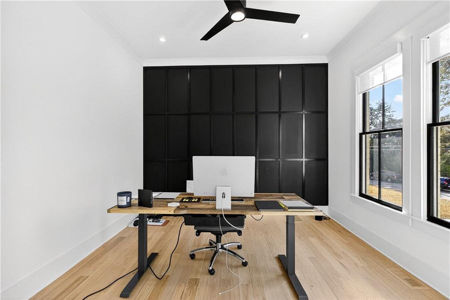 Furnished interior view inside a new home in , Marietta (Image 56).