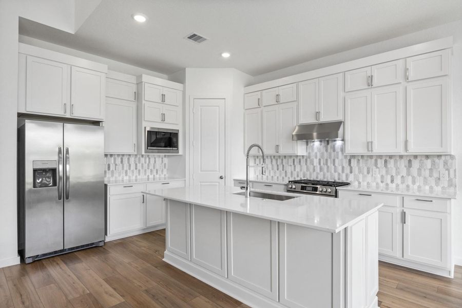 Furnished interior view inside a new home in , Cypress (Image 12).