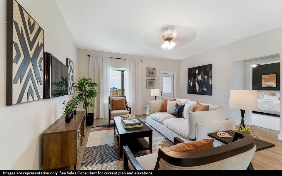 Furnished interior view inside a new home in Pecan Estates, Crosby (Image 22).