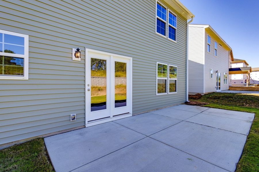 Exterior details and patio area of a home in Bluefield, Lexington (Image 3).