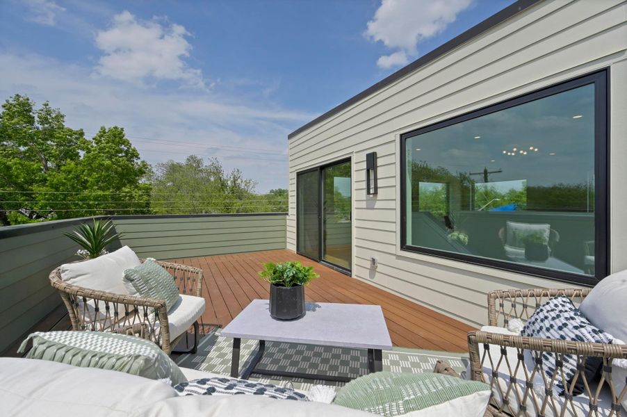Front exterior of a new home in , Austin, TX, highlighting curb appeal (Image 19). Front exterior of a new home in , Austin, TX, highlighting curb appeal (Image 19).