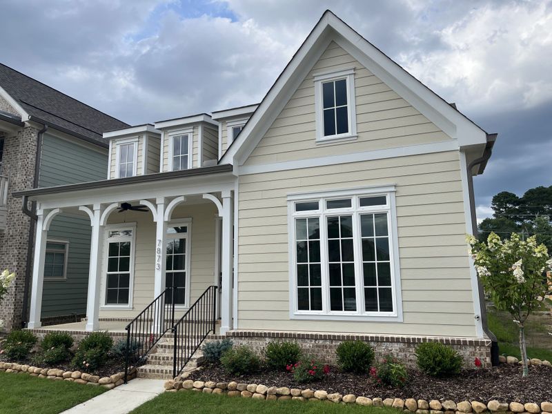 Front exterior of a new home in Heritage Walk, Chattanooga, TN, highlighting curb appeal (Image 2).