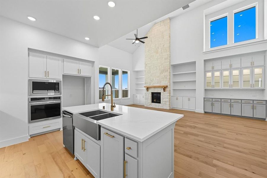 Furnished interior view inside a new home in Sandbrock Ranch: 50ft. lots, Aubrey (Image 13). Furnished interior view inside a new home in Sandbrock Ranch: 50ft. lots, Aubrey (Image 13).