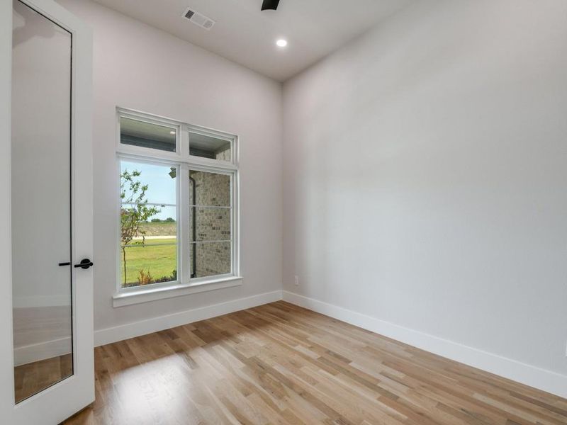 Study overlooking the front