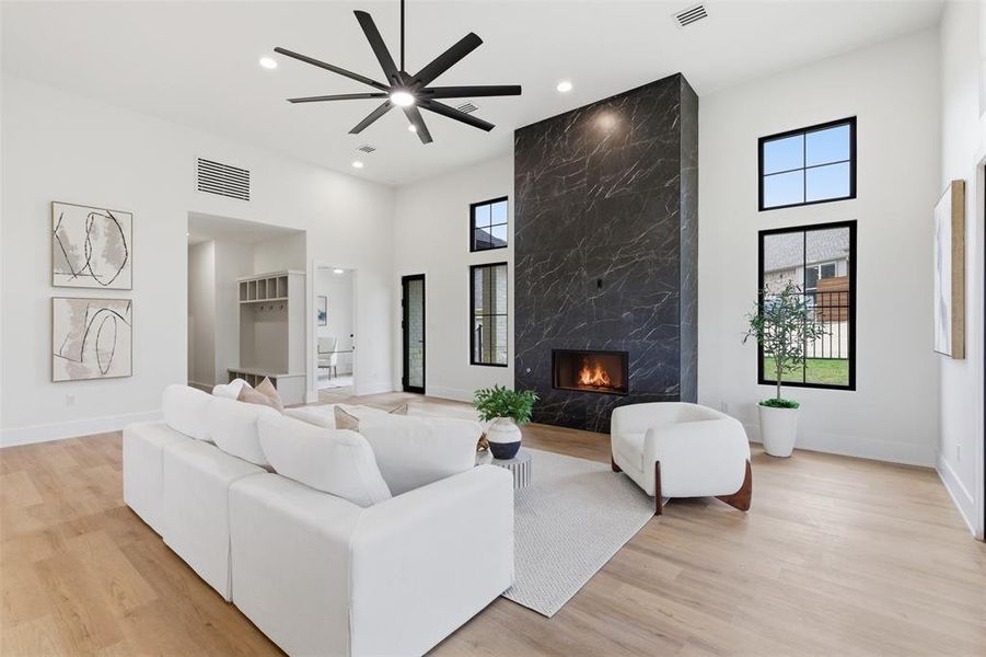 Furnished interior view inside a new home in , Fort Worth (Image 12).