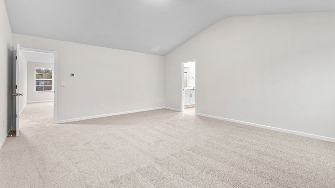 Spacious, unfurnished interior of a new home in The Landing at Summerhaven, Mebane (Image 24).