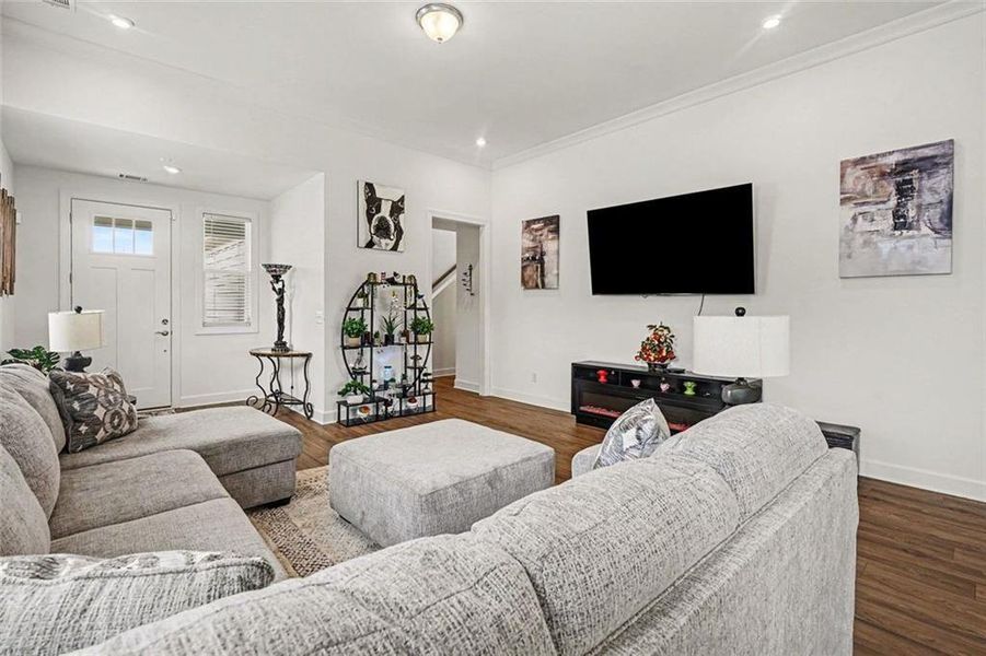 Furnished interior view inside a new home in , Hoschton (Image 28).