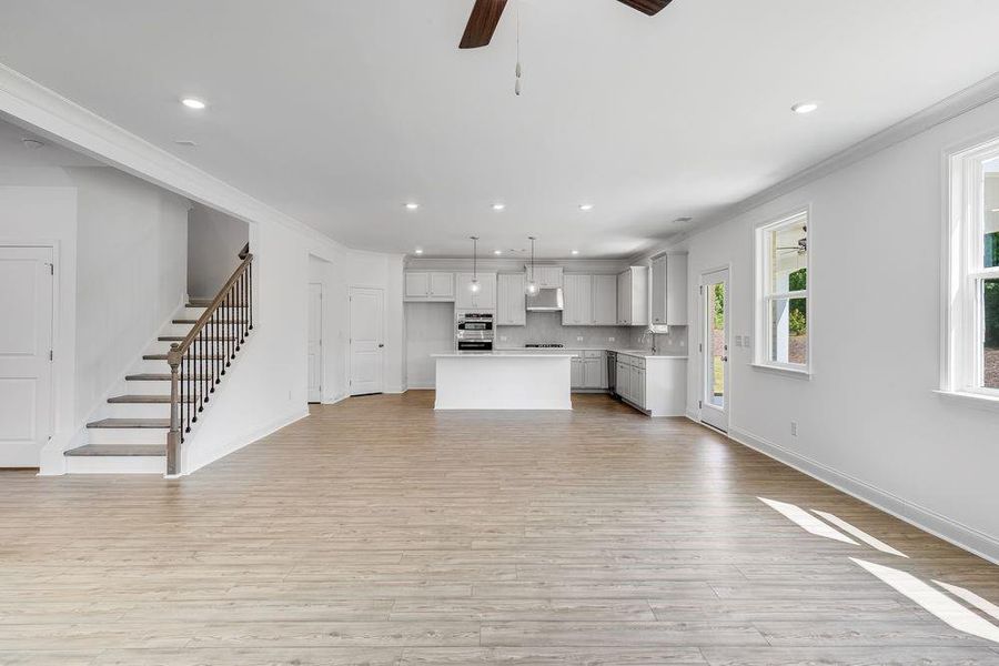 Spacious, unfurnished interior of a new home in Bennett Farm, Loganville (Image 25). Spacious, unfurnished interior of a new home in Bennett Farm, Loganville (Image 25).