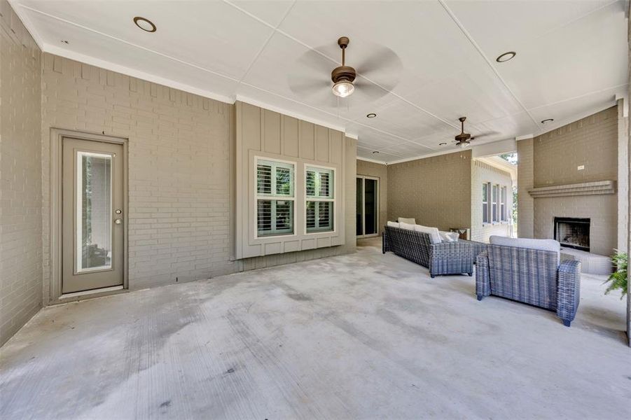 Exterior details and patio area of a home in , Poolville (Image 4). Exterior details and patio area of a home in , Poolville (Image 4).