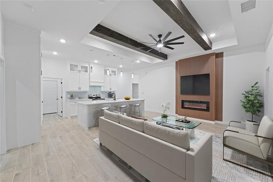 Furnished interior view inside a new home in , Trinidad (Image 5).