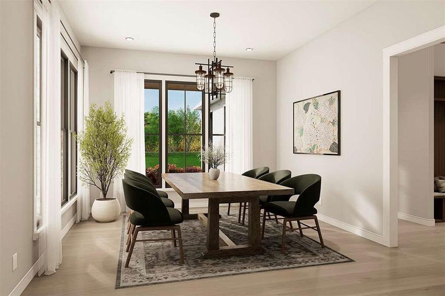 Furnished interior view inside a new home in Oak Water Ranch, Granbury (Image 7). Furnished interior view inside a new home in Oak Water Ranch, Granbury (Image 7).