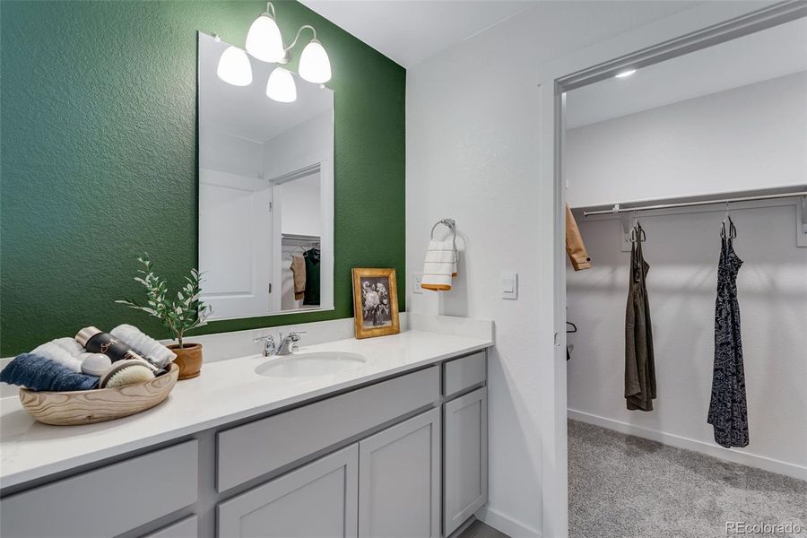 Furnished interior view inside a new home in Revere at Johnstown, Johnstown (Image 37). Furnished interior view inside a new home in Revere at Johnstown, Johnstown (Image 37).