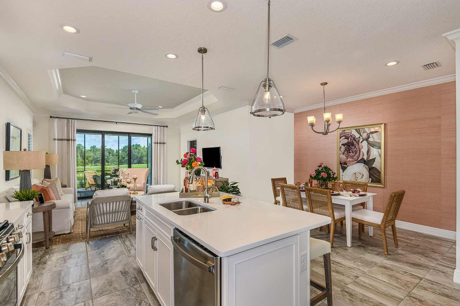 Representative furnished interior of a home built from the Dream 2 by Neal Communities in Grand Park, Sarasota (Image 5).